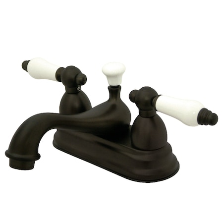 Kingston Brass KS3605PL 4" Centerset Bathroom Faucet, Oil Rubbed Bronze KS3605PL